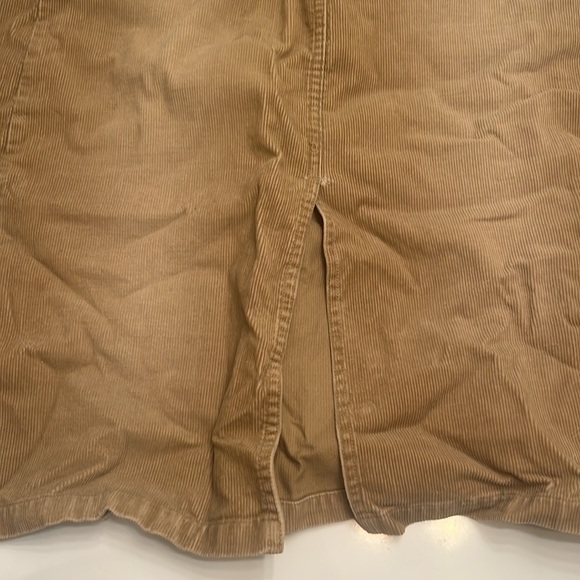 Warehouse of London CORDUROY SKIRT with front slit. Vintage 1999 Size 6 - Picture 4 of 7